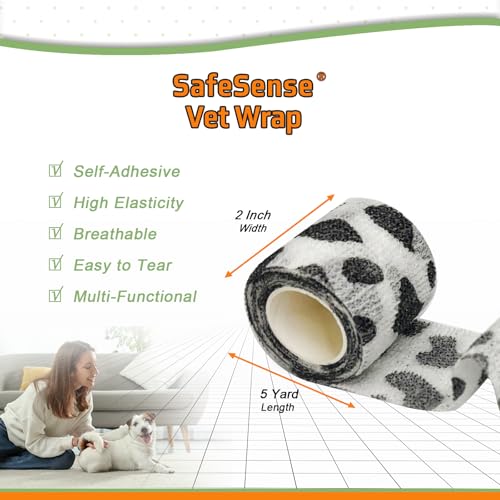 6 Pack Vet Wrap Cohesive Bandages Self-Adhesive Bandage Wrap - color: Furprint