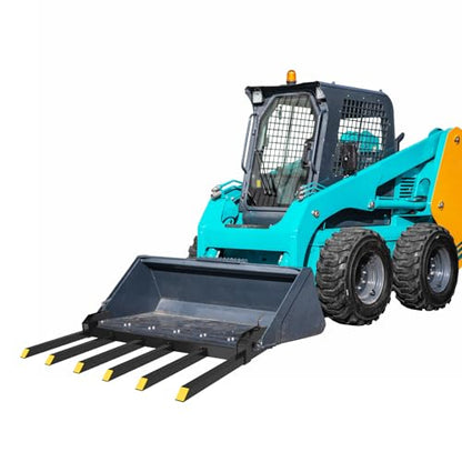 GarveeLife Clamp On Debris Forks 60 in Bucket Heavy Duty Clamp On Pallet Forks Bucket Forks Attachments Fit for Loader Bucket Skidsteer Tractor - size: 58" Bucket