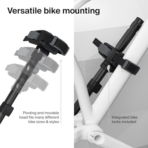 Thule Outpace 2 Bike Hitch Rack, 2" & 1.25" Hitch, 110lb Capacity - size: 2 bike