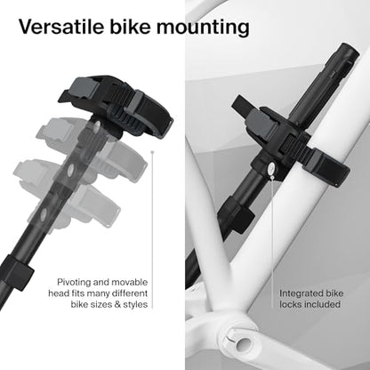 Thule Outpace 2 Bike Hitch Rack, 2" & 1.25" Hitch, 110lb Capacity - size: 2 bike