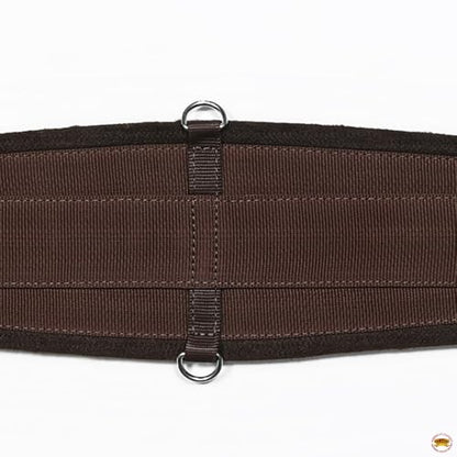 HILASON Western Horse Felt Lined Roper Saddle Cinch Girth Stainless Steel Buckle Black - color: Brown, size: 18 In