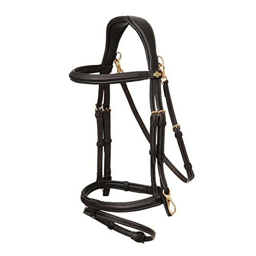 LeMieux Kudos Work Bridle - color: Brown, size: Full