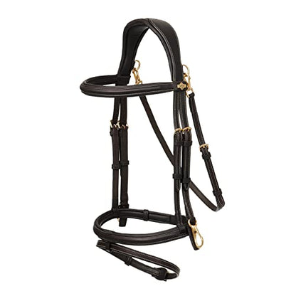 LeMieux Kudos Work Bridle - color: Brown, size: Full