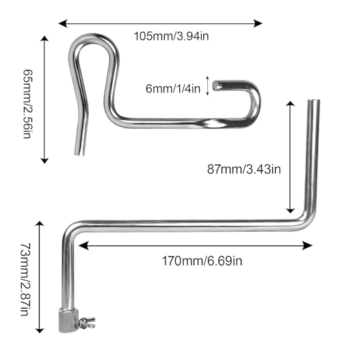 Fence Wire Tightener, 1Pcs Tighteners Handle and 20Pcs 6mm Fence Wire Tightener Clips, 1/4" Barb Wire Fencing Tools Wire Tensioning Tool for Wire Fence Farm Garden