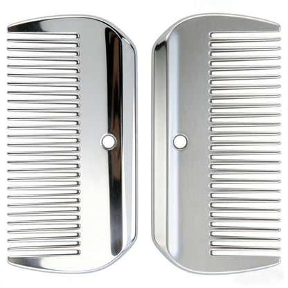 2PCS Aluminum Alloy Horse Comb - For Mane and Tail