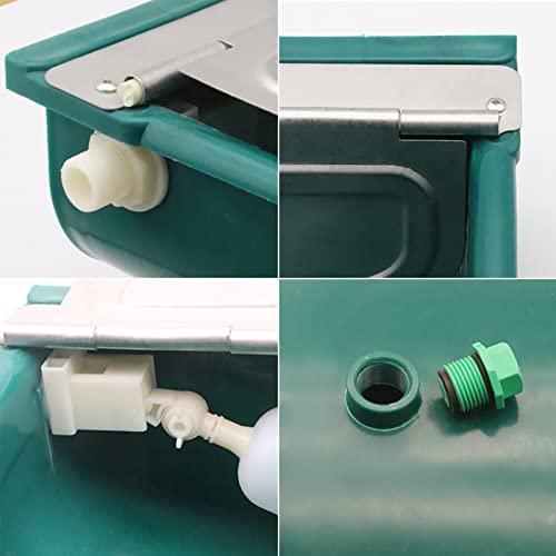 Plastic Automatic Water Bowl with Stainless Steel lid & Float Valve