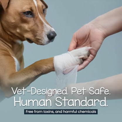 PATCH Eco Pet First Aid Kit for Dogs and Cats. Cat and Dog First Aid Kit with Bandages, Gauze Pads & Glove. Emergency Kit for Animals Including Puppy
