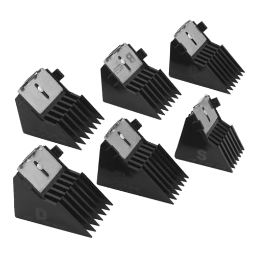 Laube Big K Style Blade Combs - Black (Set of 6)