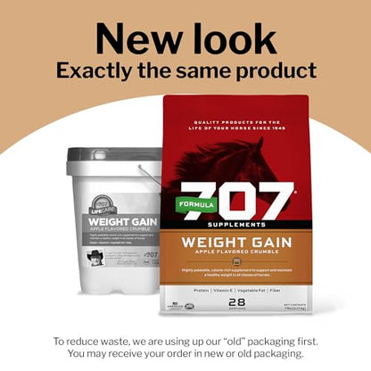 Weight Gain Crumble for Horses, 7 lb – Calorie-Rich Support