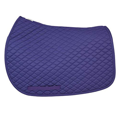 TuffRider Basic All Purpose Horse Riding Saddle Pad - color: Deep Wisteria