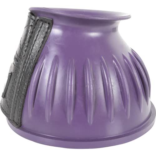 Cashel Rubber Horse Bell Boots Purple L