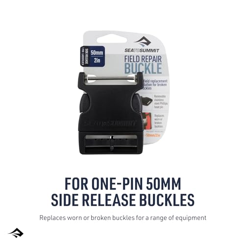 Sea to Summit Field Repair Buckle, Side Release 1 Pin, 3pk, 50mm / 2in - style: 50mm / 2in