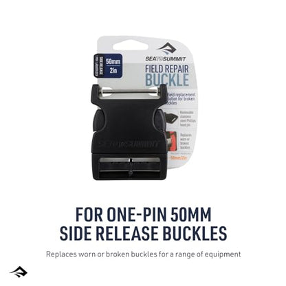Sea to Summit Field Repair Buckle, Side Release 1 Pin, 3pk, 50mm / 2in - style: 50mm / 2in