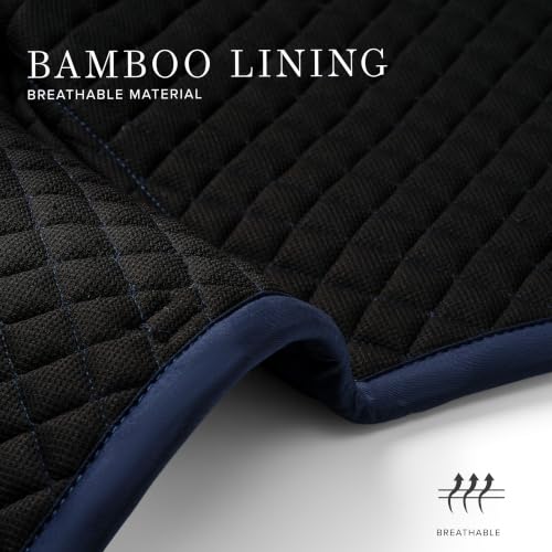 Equestrian Stockholm Close Contact Horse Saddle Pad for Jumping - color: Deep Blue