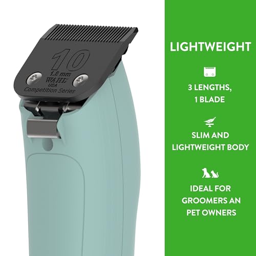 Wahl Pro Animal KM Inspire Grooming Clipper Kit, Dogs, Cats & Horses | Professional Dog and Cat Grooming Kit, Brushless Motor Runs Cool, Includes 4 Guide Combs, Two Speeds at 3000 and 3600 SPM