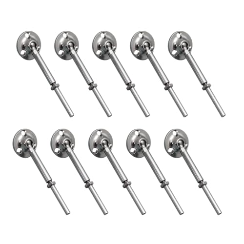 Atlantis HandiSwage C0748-H003-10 Cable Railing Tensioner with Stud (1/8") - 316L Marine Grade Stainless Steel (10-Pack)