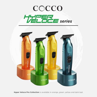 Cocco Hyper Veloce Pro Trimmer, Digital Gap Graphene Blade Edger - color: Yellow