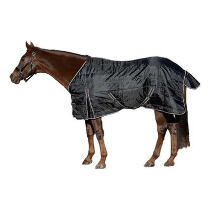Equinavia Norse Gusseted Stable Blanket 200g - Black - 72 in - size: 72 in