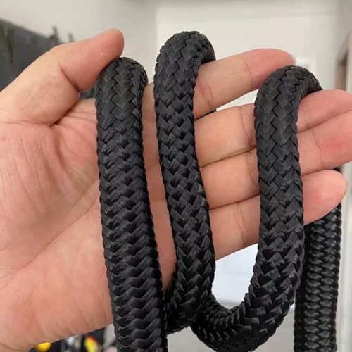 Horse Lead Rope, Double Braided Nylon Horse Lead Line, Lead Rope for Horses with Quick Halter Attachment, Soft Comfort Grip, Barn Horse Tack for Daily Use & Showing (1/2" X 15ft)
