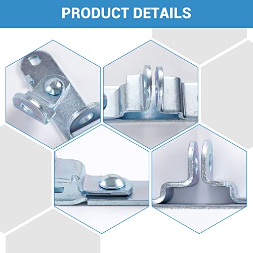 Fuoequl Cargo Trailer Door Latch hasp Ramp Locking Cam Lock Latch Keeper - style: Trailer Door Hasp 1pc