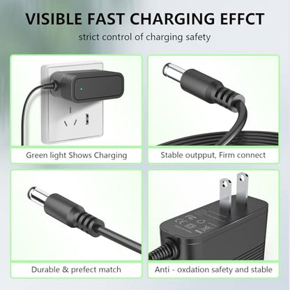21V Charger Replacement for 20V / 21V Mini Chainsaw, Leaf Blower, Hedge Trimmer Charger. Universal