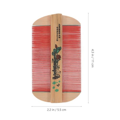 IMIKEYA Suyod Hair Comb from The Philippines - Double-Sided Comb for Removal Fine Tooth Design for and Nit Treatment at Home or Travel - size: M