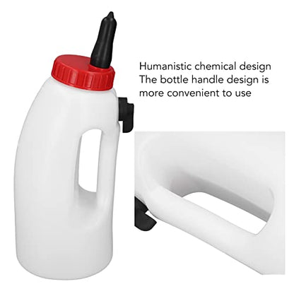 4L Calf Nursing Feeding Bottle, Calf Bottle with Nipple Handle Milk Pot Calves Nursing Milk Feeding Bottle with Handle Livestock Supplies