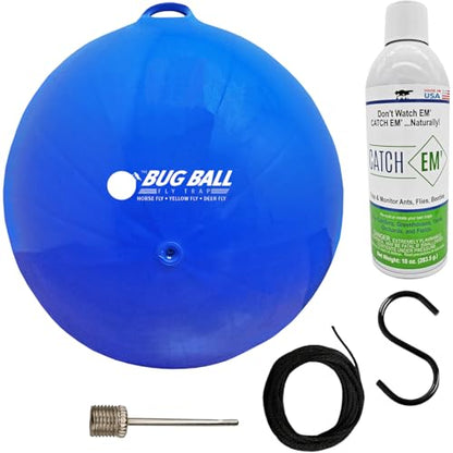 Bug Ball Deer Fly Ball Deluxe Complete Kit - Fly and Insect Trap, Pack of 3