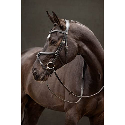 LeMieux Arika Grackle Bridle - color: Black/Silver, size: Cob