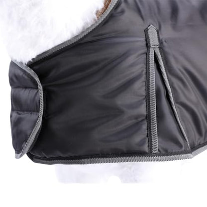 Winter Goat Blanket - 100g Fill Insulated, Waterproof Windproof and Breathable, Adjustable Cold Weather Coat for Goats Black Small - size: Small (Back Length: 17.3")