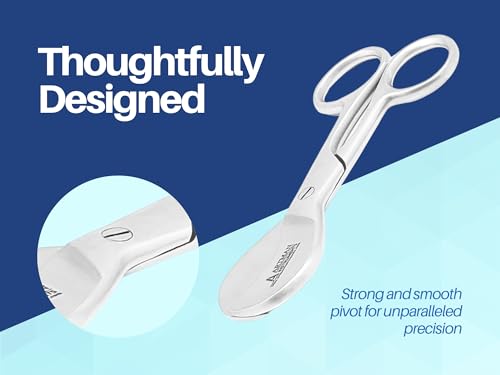 ARTMAN INSTRUMENTS 4" Pet Umbilical Cord Scissors | Sharp Stainless Steel | Smooth Working for Umbilical Cord, Sutures, Veterinary and Surgical Use |