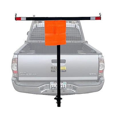 MaxxHaul 70229 Pick-Up Truck Bed Extender - 350 lb Capacity For Ladder, Rack, Canoe, Kayak, Long Pipes and Lumber , Black, 53.2 x 17.2 x 2.5 inches - size: 53.2 x 17.2 x 2.5 inches