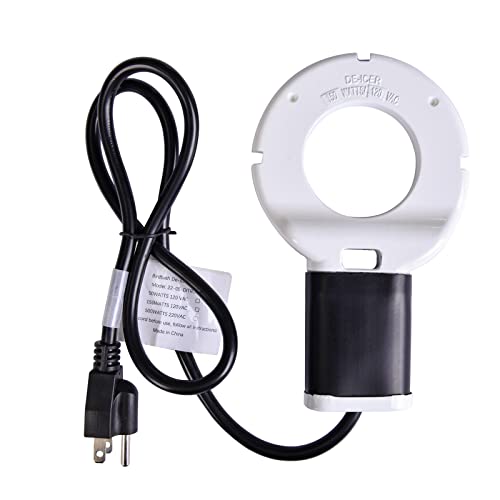 500W Chicken Waterer Heater, Cast Aluminum Utility De-Icer - size: 500-Watt