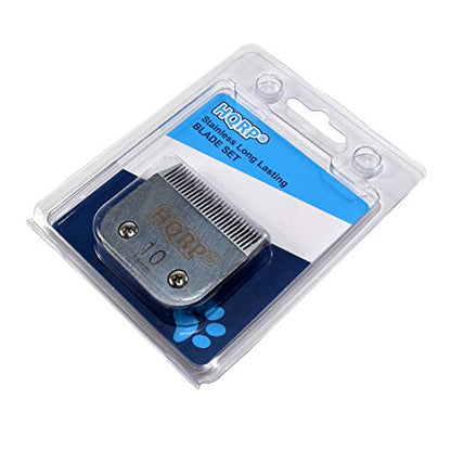 HQRP Animal Clipper Blade Compatible with Oster Size-10 CryogenX Professional 078919-046-005 78919-046 Pet Grooming 76918-126 Classic 76, Star-Teq, Power-Teq Clippers - size: Size-10