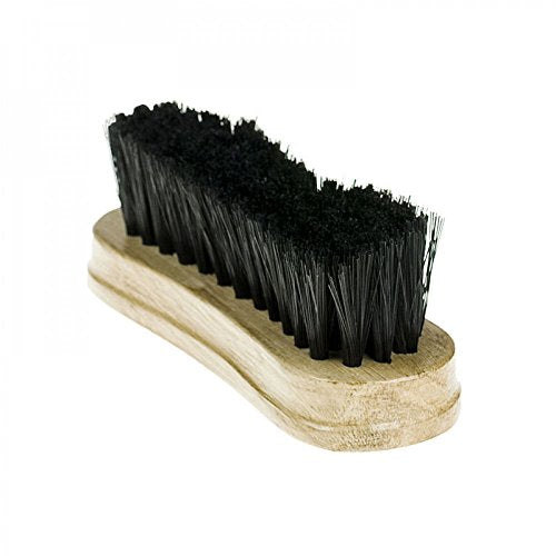 Horze Soft Face Wood Back Brush - Black - One Size - color: Black