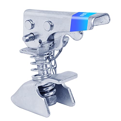 Trailer Coupler Latch 2 Inch 3500 lbs with Safety Chain | Zinc-Plated Locking Kit Designed for Boat, Camper and Utility Trailer Towing Applications - size: 2" 3,500 lbs with Chain