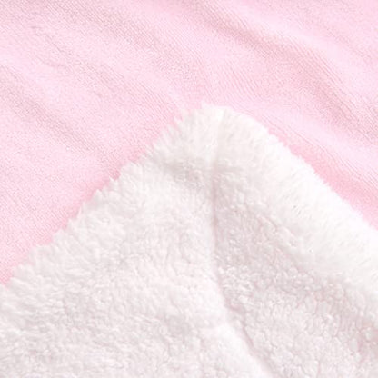 SOCHOW Sherpa Fleece Throw Blanket, Light Pink, 50x60 inches - color: Light Pink, size: 50"×60"