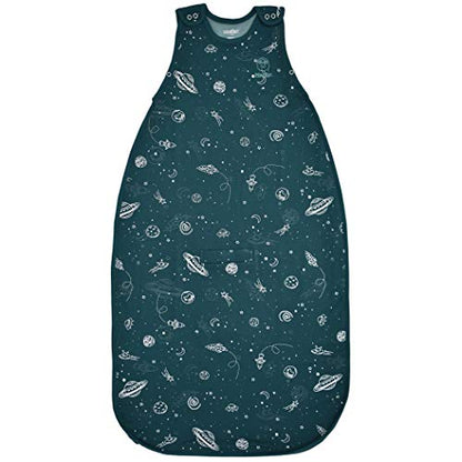 Woolino 4 Season Toddler Sleeping Bag, Merino Wool and Organic Cotton Baby Sleep Bag Sack, 2-4 Years, Space (Glow In The Dark) - color: Space (Glow In The Dark)
