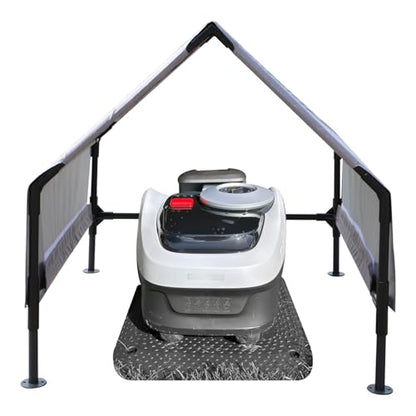 Robot Mower Garage，Shelter for All Mowers，Thickened Polyester Oxford Cloth - color: Gray