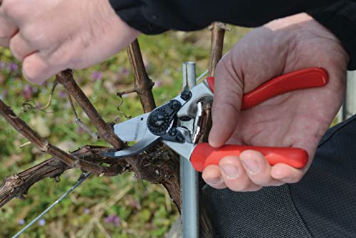 Felco F7 Pruning Shears – 26" Swiss-Made Garden Clippers with Rotating Handle for Reduced Fatigue | Hand Pruners for Gardening | Garden Tool Cutter with Precision Bypass Blade, Aluminum Handles - size: F7 Large Rotating Handle
