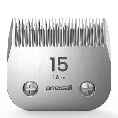 oneisall Professional Dog Grooming Clippers Replacement Blade (#15) - size: #15