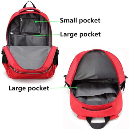 First Aid Bag Empty Red Emergency First Responder Trauma Multi-Pocket Traveling Field Trips Camping Essentials (Red, Pack of 2) - color: Red, Pack of 2