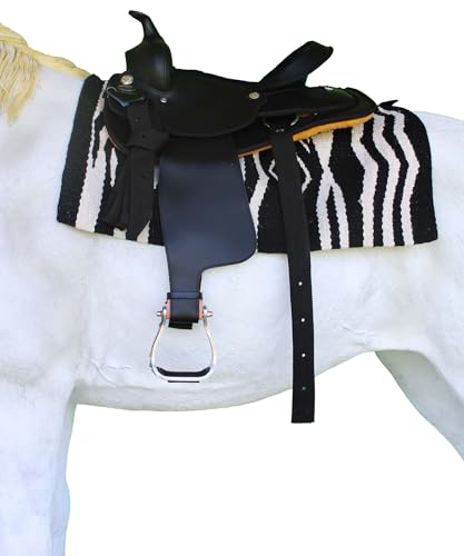 CHALLENGER Western Cactus Turquoise Stone Engraved Barrel Racing Aluminum Saddle Show Stirrups 51254