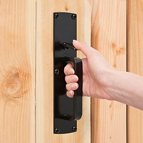 National Hardware Gate Thumb Latch, Steel, Black WeatherGuard™ Finish - size: 1 Count (Pack of 1)