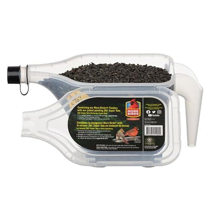 More Birds 3-in-1 Super Tote, 5 lb Capacity Container - size: 5 lb.