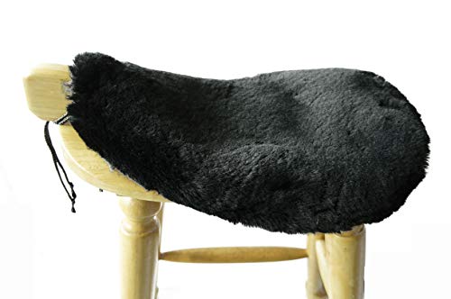 Western Merino Sheepskin Saddle Seat Saver Wool Saddle Cover Fleece Horse Pad