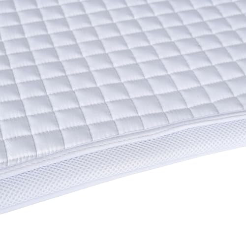WeatherBeeta Prime Air-Tec Jump Shaped Saddle Pad - color: White, size: Large