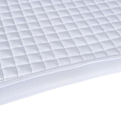WeatherBeeta Prime Air-Tec Jump Shaped Saddle Pad - color: White, size: Large