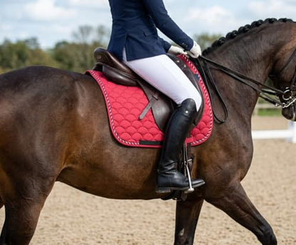 Horse Saddle Pad English Quilted Contoured All-Purpose Trail 72TS02