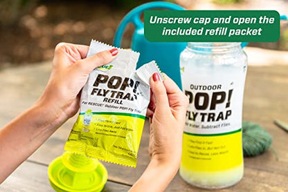 RESCUE! POP! Fly Trap – Large Reusable Fly Trap for Outdoor Use - style: Trap